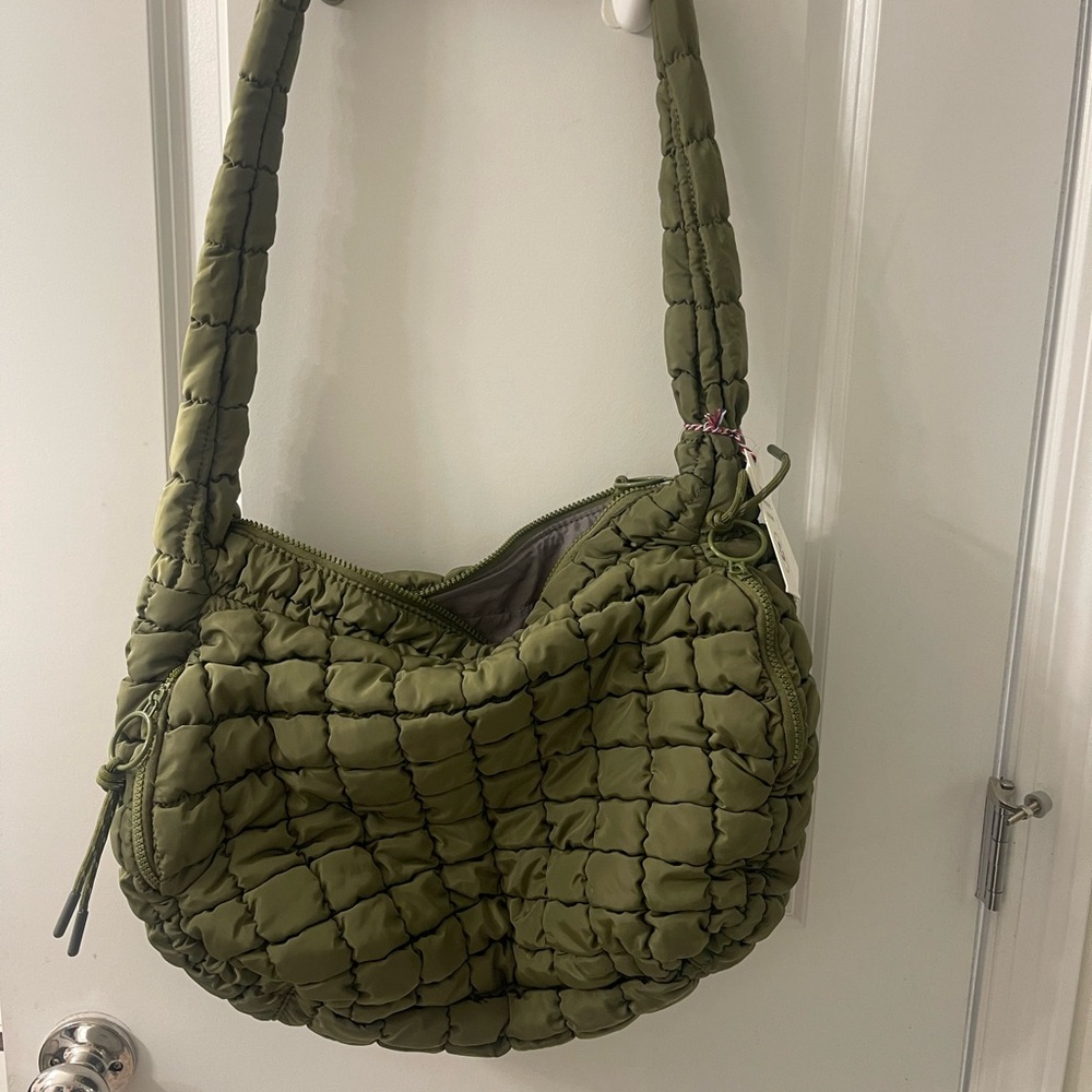 Urban Expressions Olive Puffer Shoulder Bag